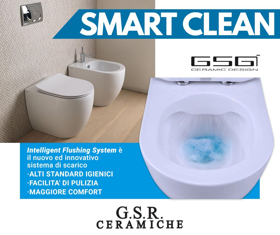 sistema di scarico Smart Clean GSG Ceramic Design